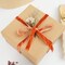 3/8 Inch Terracotta Crushed Velvet Ribbon Thin Cinnamon Vintage Fall Ribbon for Thanksgiving Halloween Flower Bouquet Gift Wrapping Wedding Invitations Crafts Christmas Decorations 25 Yards